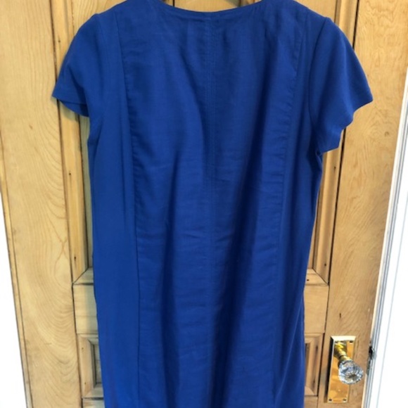 Blue Linen Dress, Size Small - Picture 5 of 5